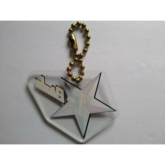 Rollergames T-Birds Pinball Keychain Roller Derby Sports Team 1990 Vintage - Picture 2 of 3